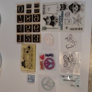 Bundle of clear stamps